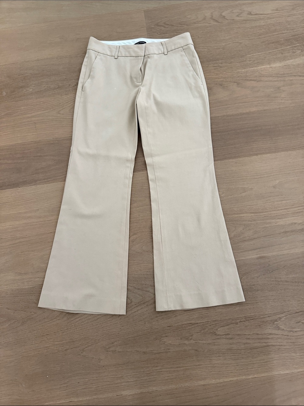 Theory Taupe Beige Lined Skirt